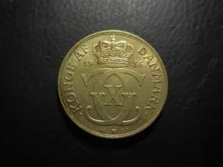 2 kroner 1936 møntskær