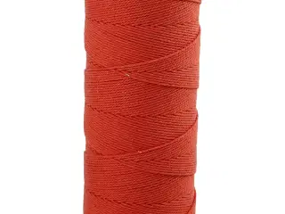 Knyttegarn, L: 315 M, tykkelse 1 mm, Tynd kvalitet 12/12, orange, 220g/ 1 ngl.