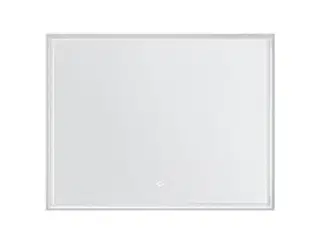 Hvidt Badeværlse Spejl med LED Belysning.  STRØMBERG