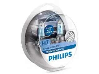 Philips WhiteVision Ultra H7/W5W 12V - Sæt