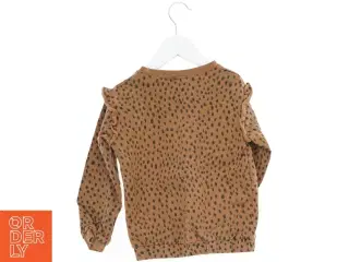 Brun sweater med sorte prikker fra Hust & Claire (str. 110)