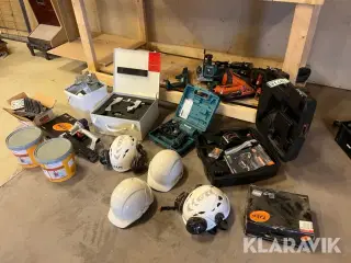 Diverse værktøj og udstyr