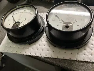 Ampere- og voltmeter fejlfri