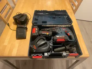 Bosch borehammer 36 volt 3 batterier