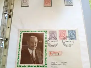 førstedags  kuverter + frimærker