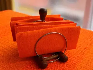 Teak servietholder 