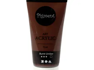 Art Akrylmaling Burnt Umber 75ml - Dækkende & Halvblank