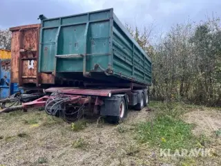 Overførselsanhænger med korncontainer