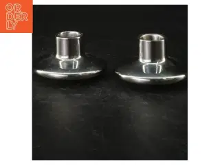 Lysestager i rustfrit stål fra Georg Jensen