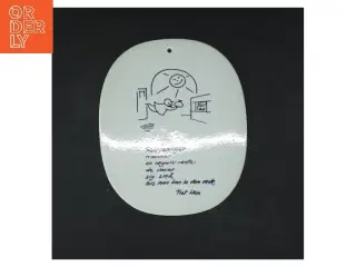 Piet Hein vægplakette fra Royal Copenhagen (str. 17x14 cm)