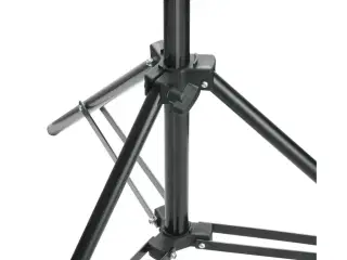 Teleskopisk stativsystem til baggrund + hvid fotobaggrund 3 x 5 m