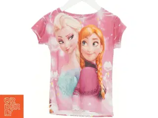 T-Shirt med Anna og Elsa motiv (str. 104 cm)
