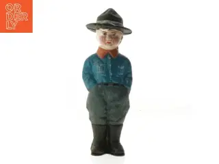 Støbejerns sparebøsse figur (str. 17 cm)