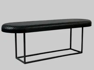 Bolia Bænk – Sort Læder