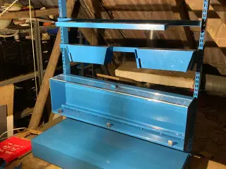 Stål reol 