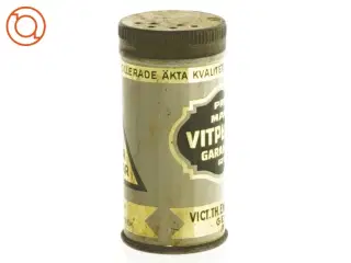 Antik Gevalia Vittpeppar Krydderbøsse fra Gevalia (str. 7 cm x 35 o cm)