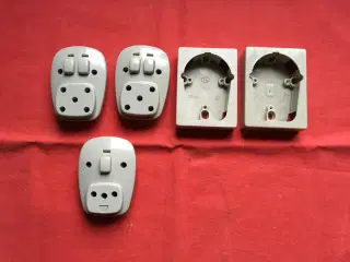 Dobbelte stikkontakter fra NES