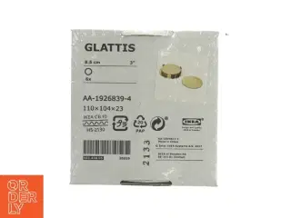 Glattis coasters fra Ikea (str. 8,5 cm)