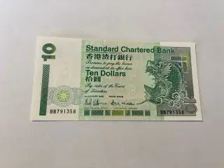 10 Dollars Hong Kong 1993