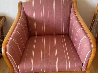 Dansk design Form 75 sofasæt.Sofa, 2 stole og bord