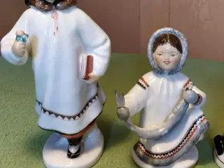 Russiske eskimo figurer