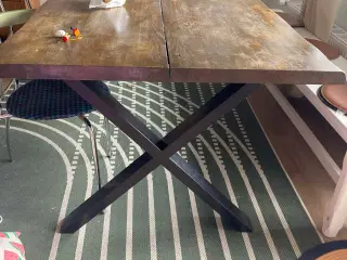 ROSLEV Spisebord ROSLEV 95x200 natur eg/sort