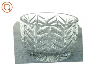 Skål i glas (str. 21 x 13 cm)