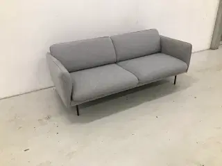 2 1/2 Pers.Sofa fra Bolia i lys grå fladvævet stof