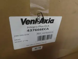 Palle med ventilationsanlæg - COMFORT CT150, VENTAXIA