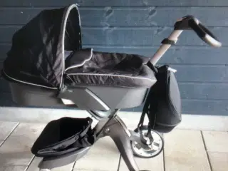 Stokke Xplory Barnevogn/Klapvogn.Sort.