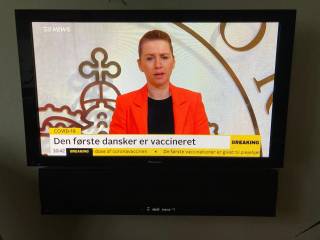 Pionerr TV 43" - medie receiver, fjernbetjening mm