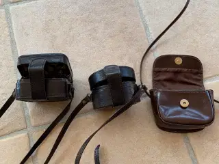 Små brune tasker 