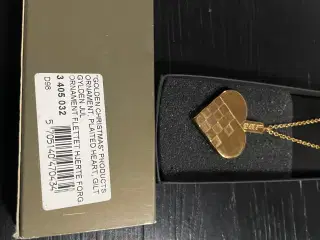 Georg Jensen Kræmmerhus og flettet julehjerte