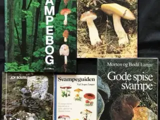 Pæne svampe-bøger sælges