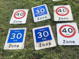 Vej skilte / zoneskilte 