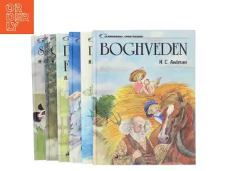 Seks børnebøger med HC. Andersen eventyr
