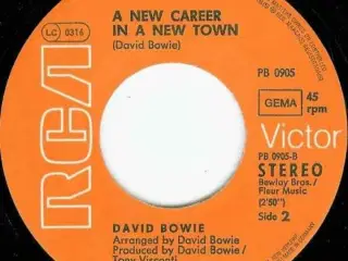 David Bowie, vinyl single
