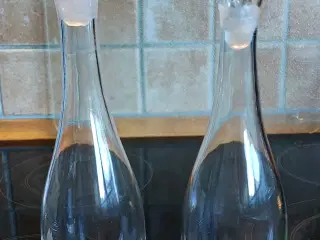 3 ANTIKKE KARAFLER - ca: år 1910 - samlet pris !!