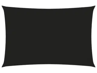 Solsejl 2,5x5 m rektangulær oxfordstof sort