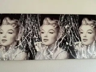 Marilyn Monroe Kunsttryk (Lærredtryk)