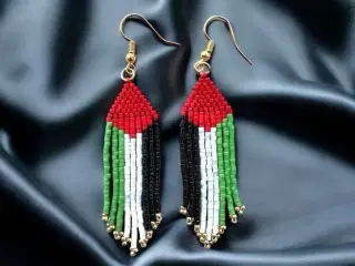 Palæstina øreringe, håndlavede