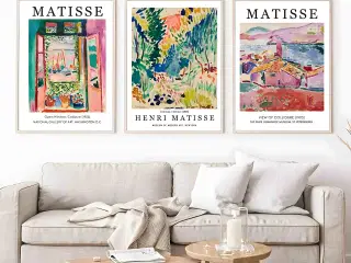 Kendte kunstplakater - Yayoi, Matisse, William