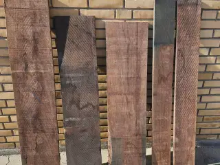 Lot amerikansk valnød planke stykker