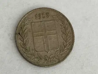 25 Aurar Iceland 1958