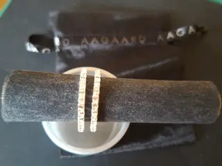 Creoler i Sterling Sølv med Diamanter Fra Aagård