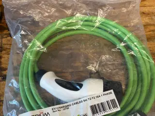Næsten nyt type 2 ladekabel