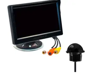 Ampire bakkamera sæt med kamera og skærm KCX403+RVM051