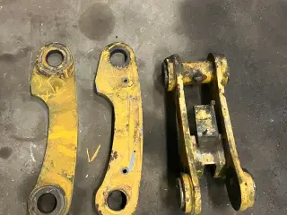 Hydrema parallel arme og midterkonsol