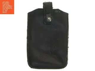 Læder etui til mobil (str. 13,5x9,5 cm)