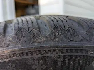 4 stk vinterdæk på stålfælge sælges 